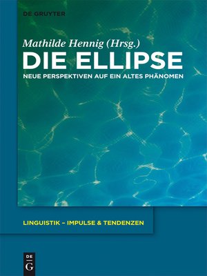cover image of Die Ellipse